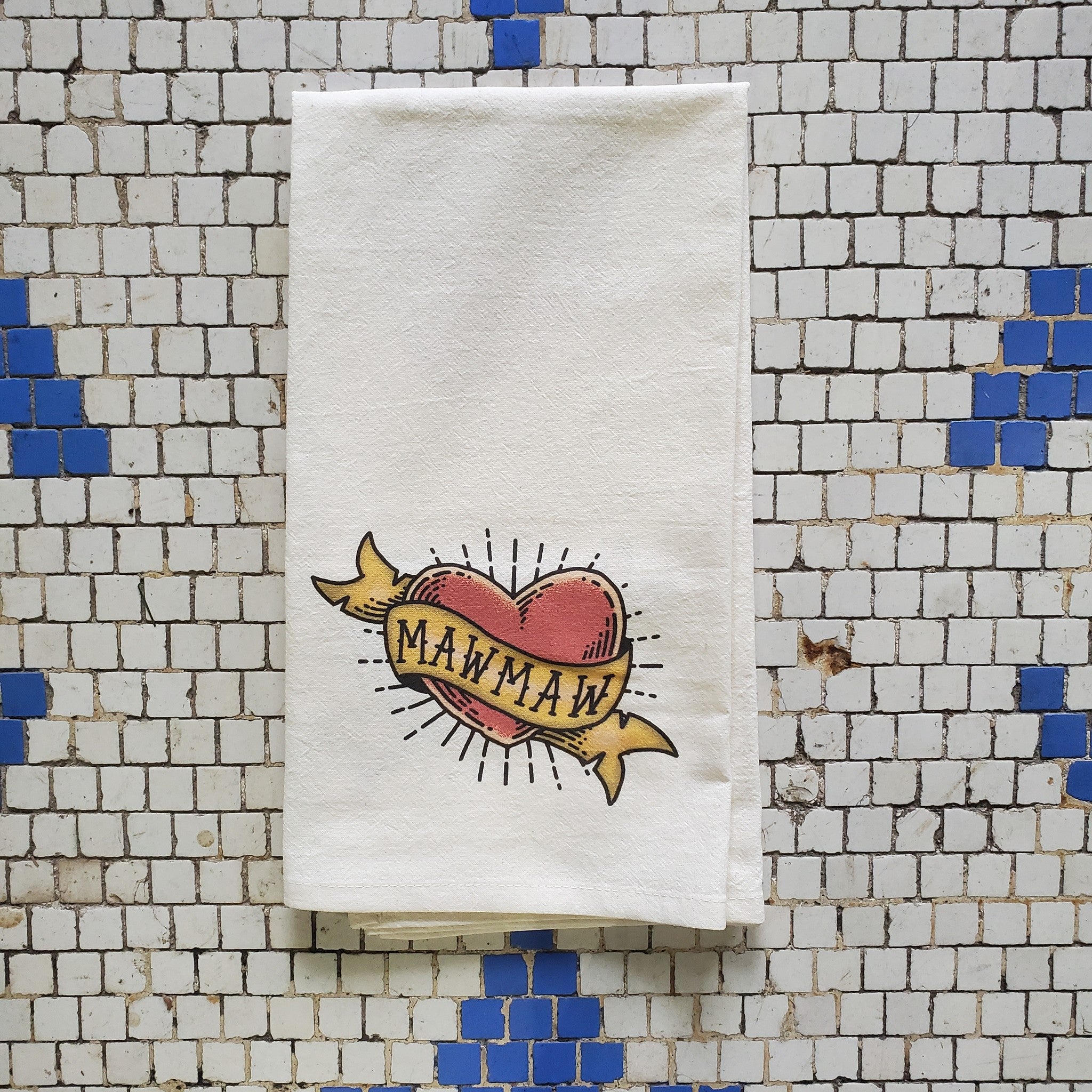 Maw Maw Tattoo Tea Towel – Parish Ink