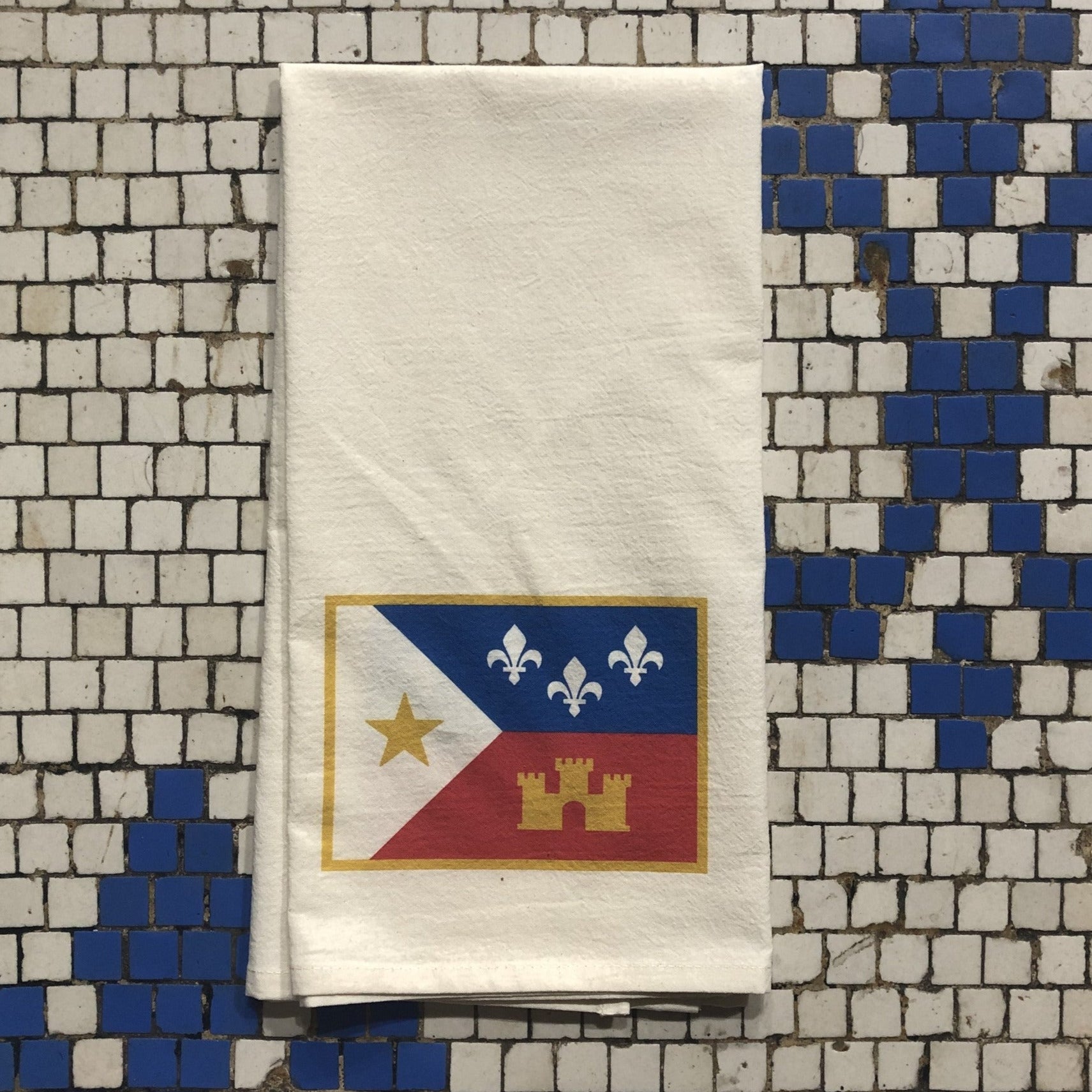 acadian-flag-tea-towel