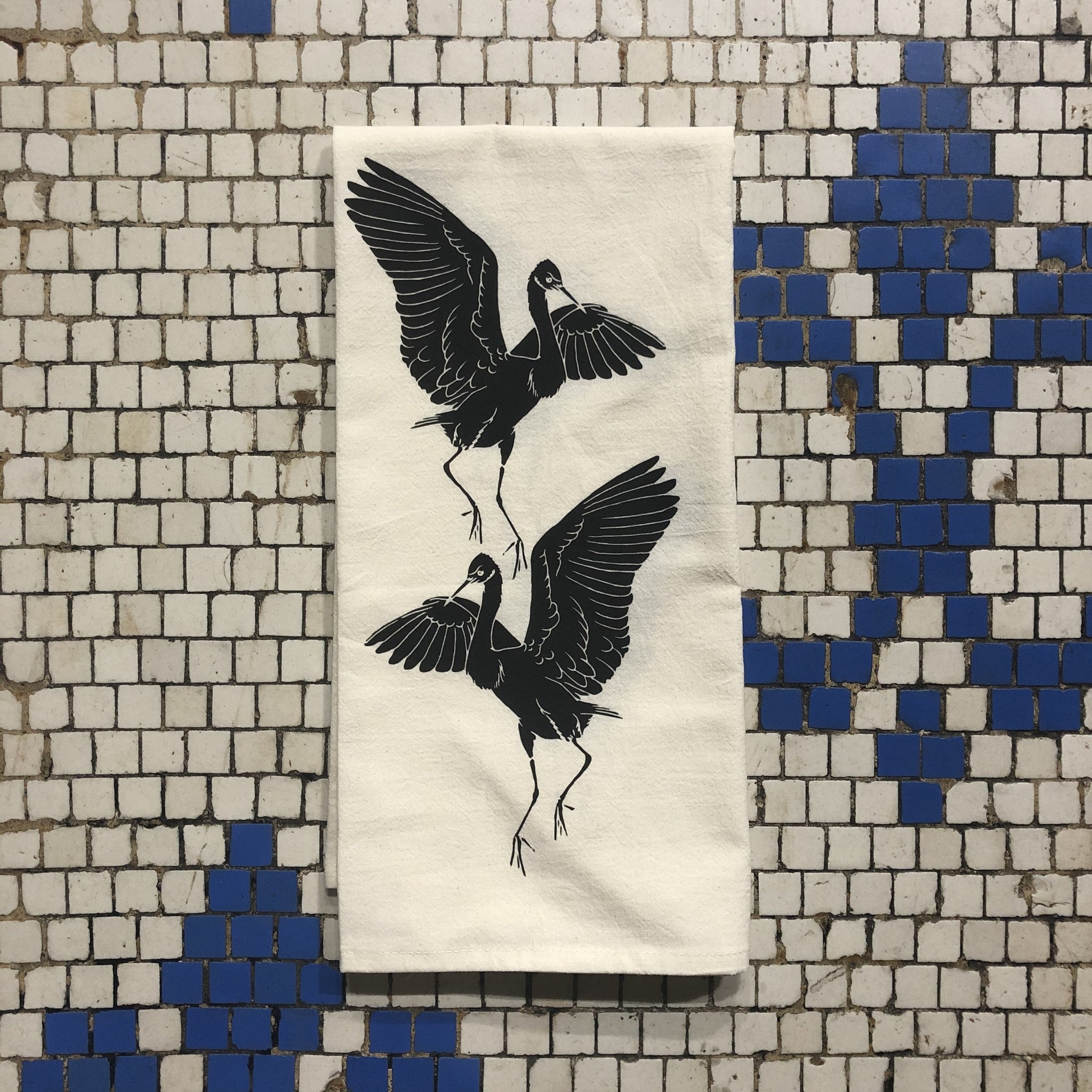 egret-tea-towel