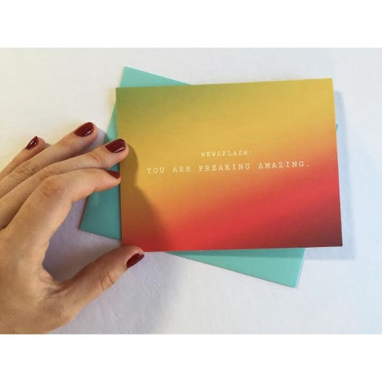 newsflash-freaking-amazing-greeting-card