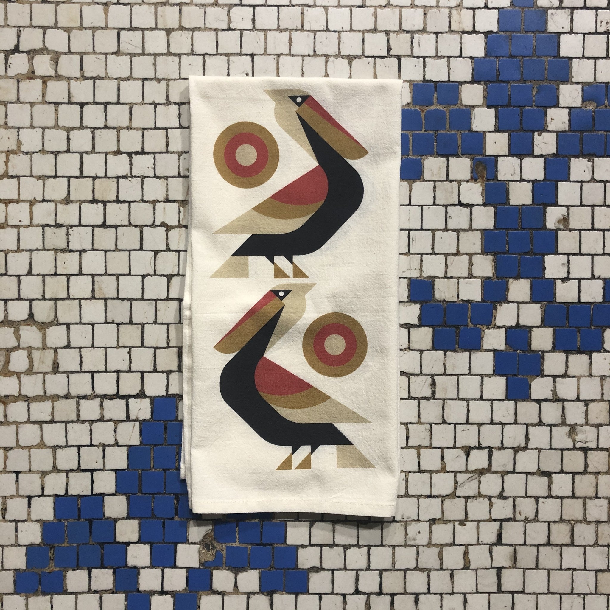 perched-pelican-tea-towel